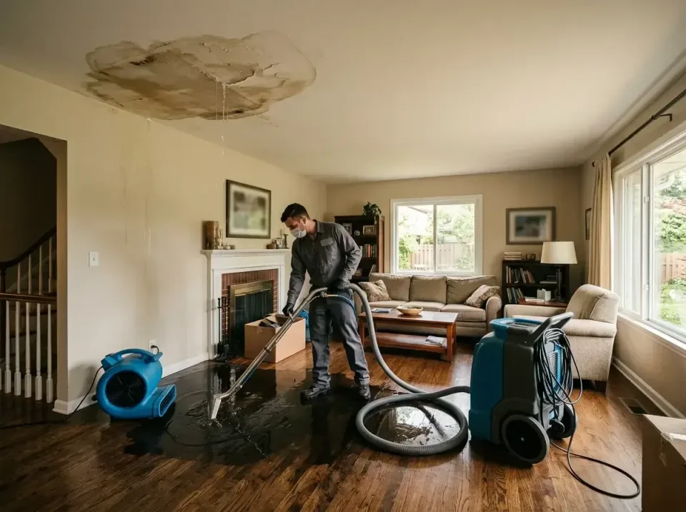attic-pipe-burst-ceiling-drip-008 — frequently asked questions, Water Damage Restoration & Carpet Care in Trafford, PA